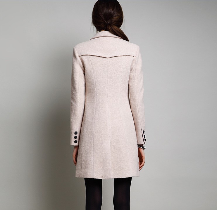 Women Coat Apricot Coat Jacket on Luulla